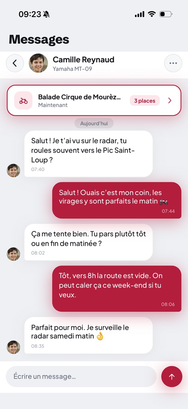 Conversation privée